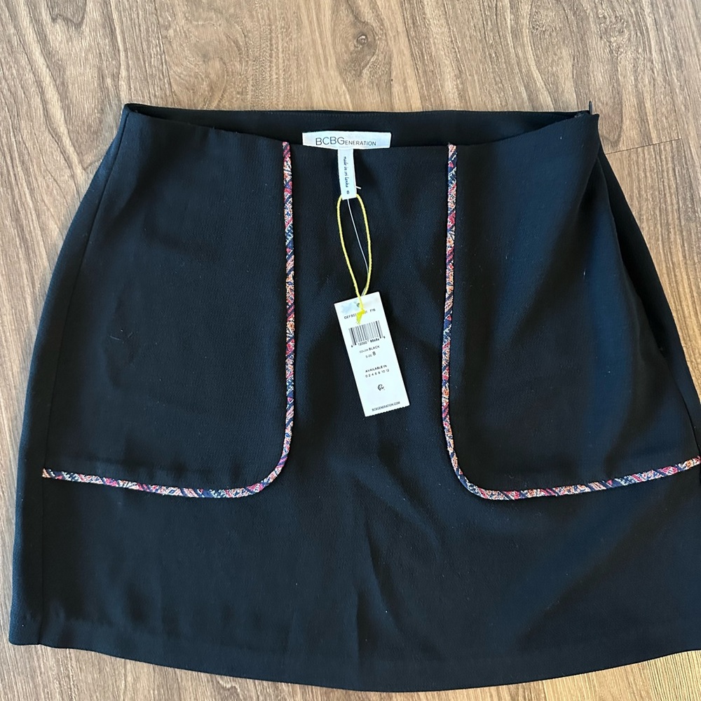 BCBGeneration Black Skirt NWT